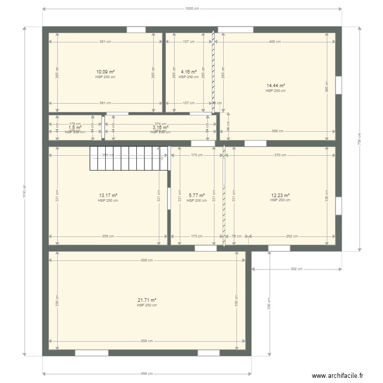 base etage 2. Plan de 0 pièce et 0 m2