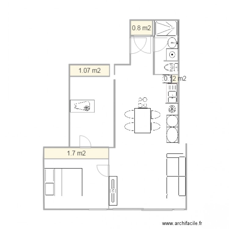 20150922 sdb entrée et salon veranda. Plan de 0 pièce et 0 m2