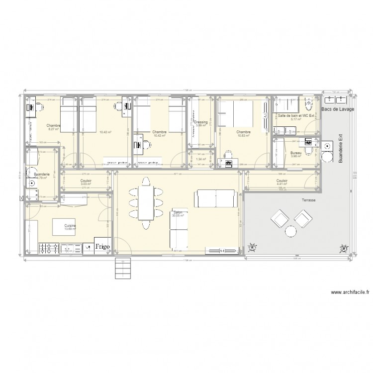 Maison F5 Sans Garage BIS. Plan de 0 pièce et 0 m2