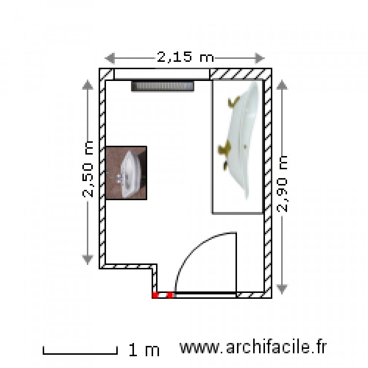 FANET-ActuelleSDB. Plan de 0 pièce et 0 m2