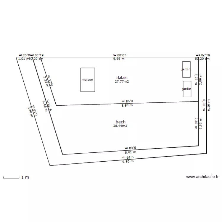 terrain 2800. Plan de terrain 2800. Plan de