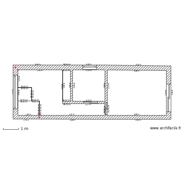 etage V1. Plan de 0 pièce et 0 m2