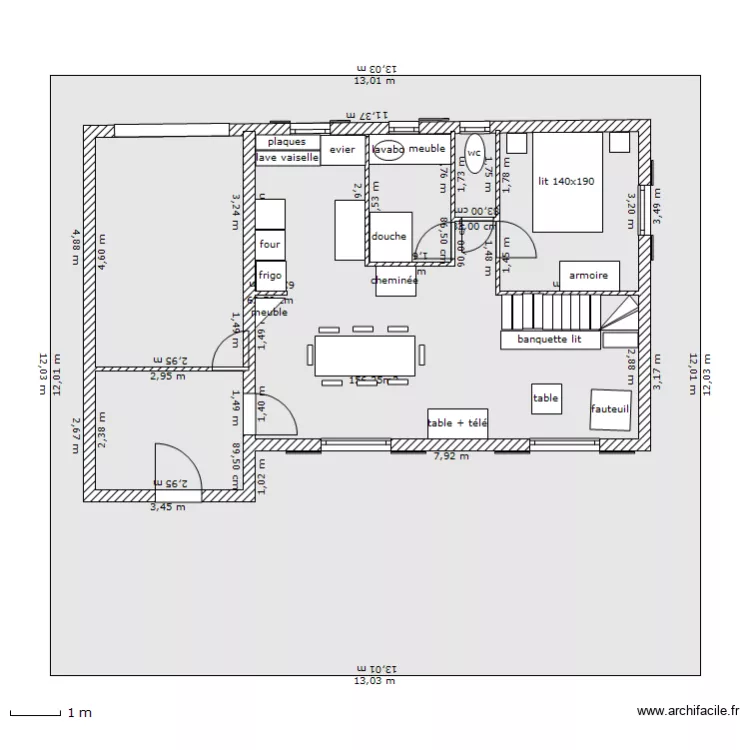 sapin rdc. Plan de sapin rdc. Plan de