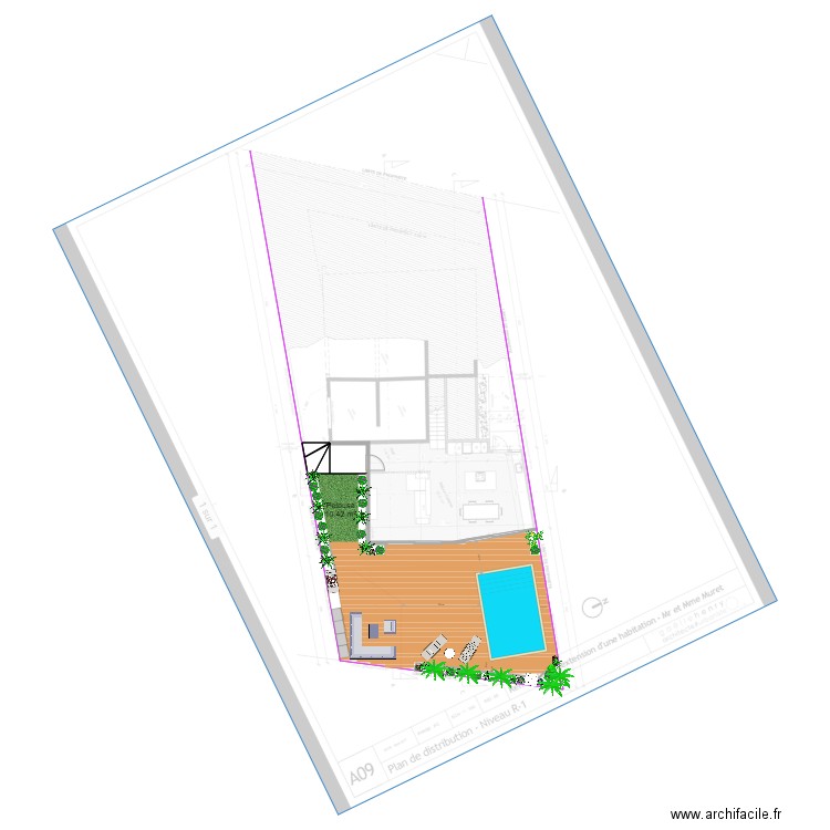 Jardin Sainte Marie scenario 3. Plan de 0 pièce et 0 m2