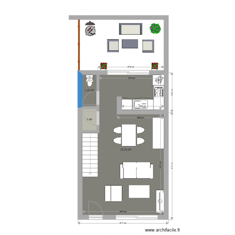 Maison Ligny 2 chambres. Plan de 0 pièce et 0 m2