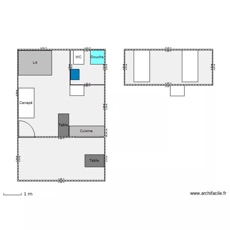 Bungalow 1.1. Plan de Bungalow 1.1. Plan de