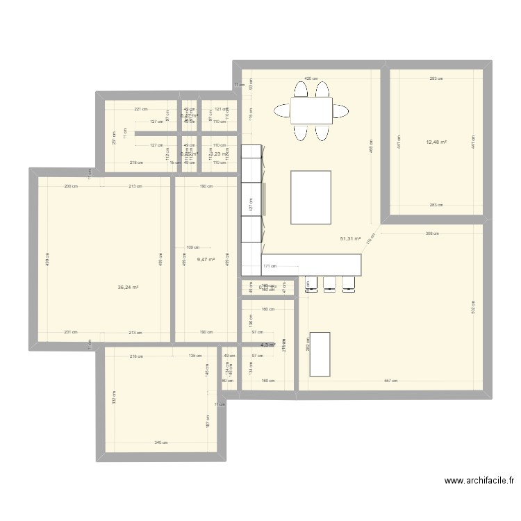 maison 10. Plan de 9 pièces et 117 m2