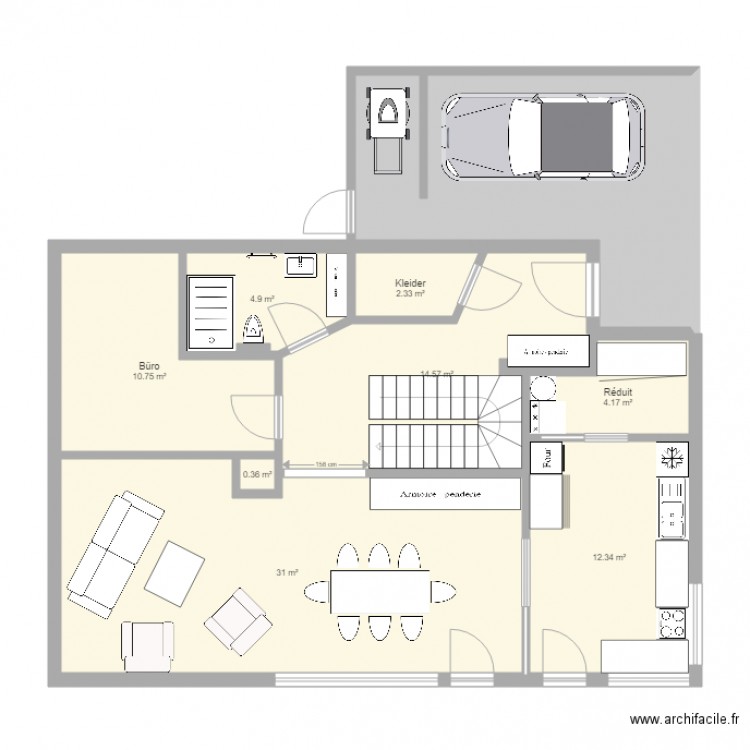 3 Etage V2. Plan de 0 pièce et 0 m2