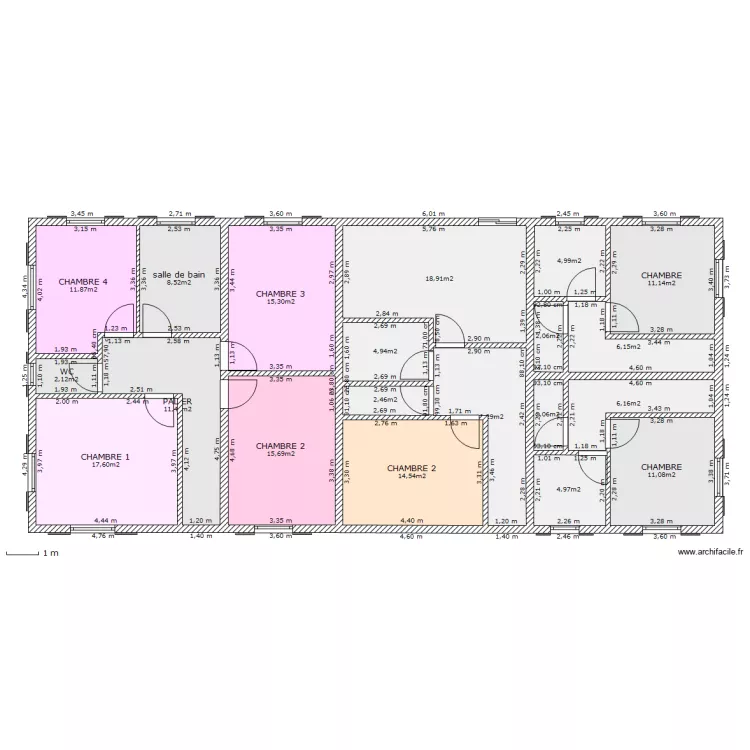jumelé etage 4 '. Plan de jumelé etage 4 '. Plan de