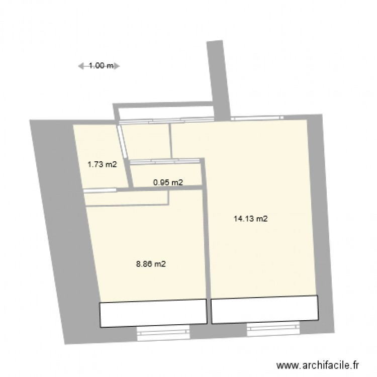Chambres Nord au 30 mars 2014 Sans Cotes. Plan de 0 pièce et 0 m2