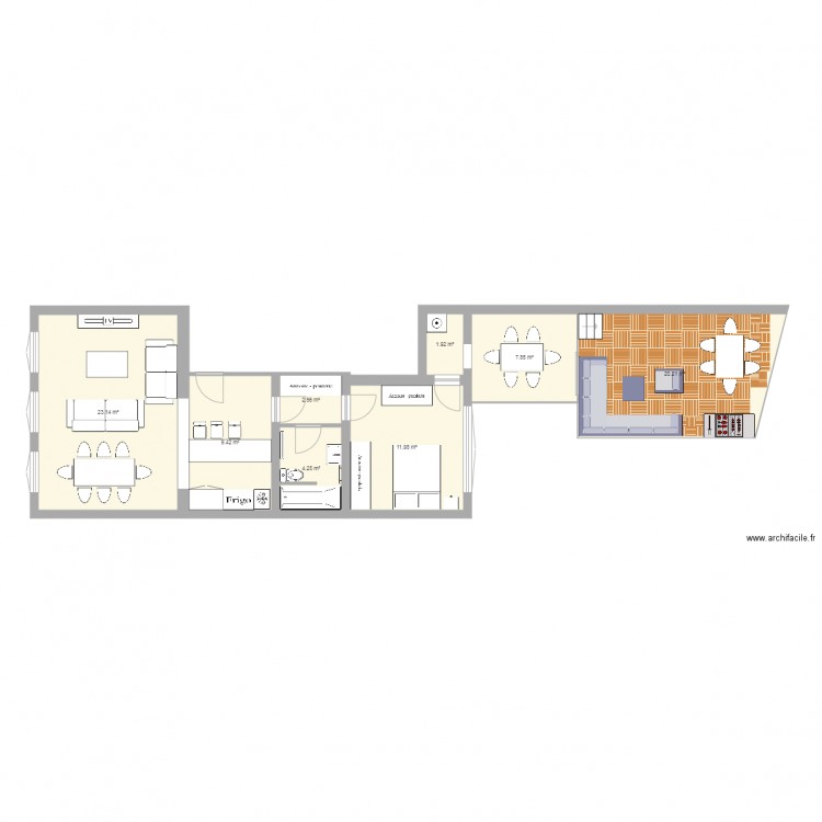 simulation appartement 1. Plan de 0 pièce et 0 m2