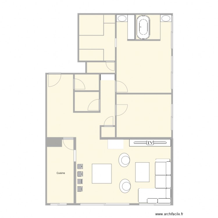 Appartement Vaucresson 3. Plan de 0 pièce et 0 m2