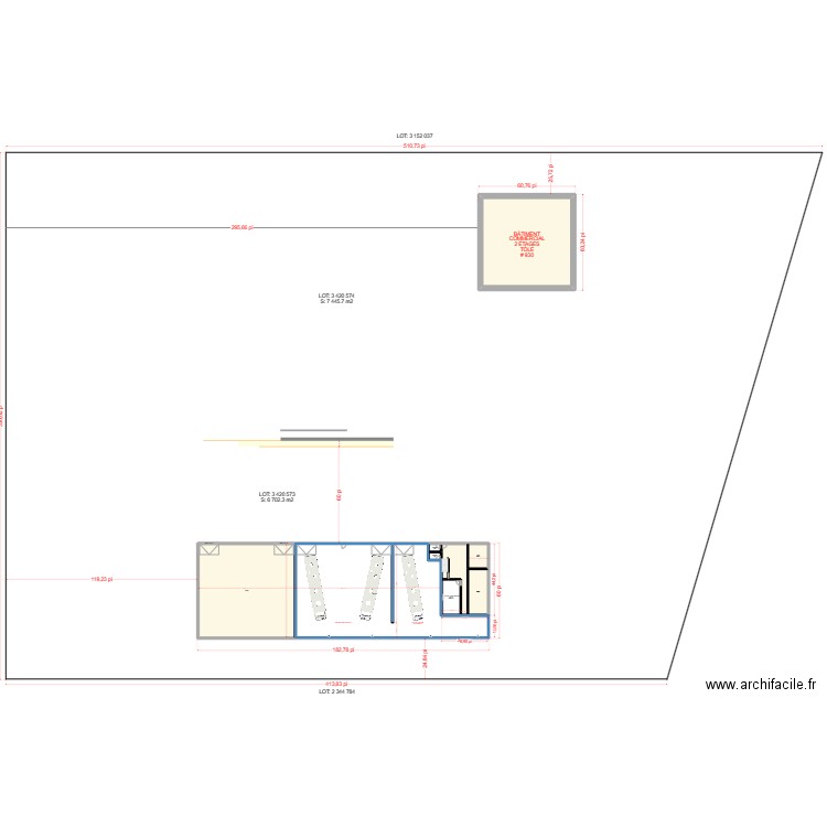 20240425 Site Chambly SJ. Plan de 9 pièces et 1252 m2