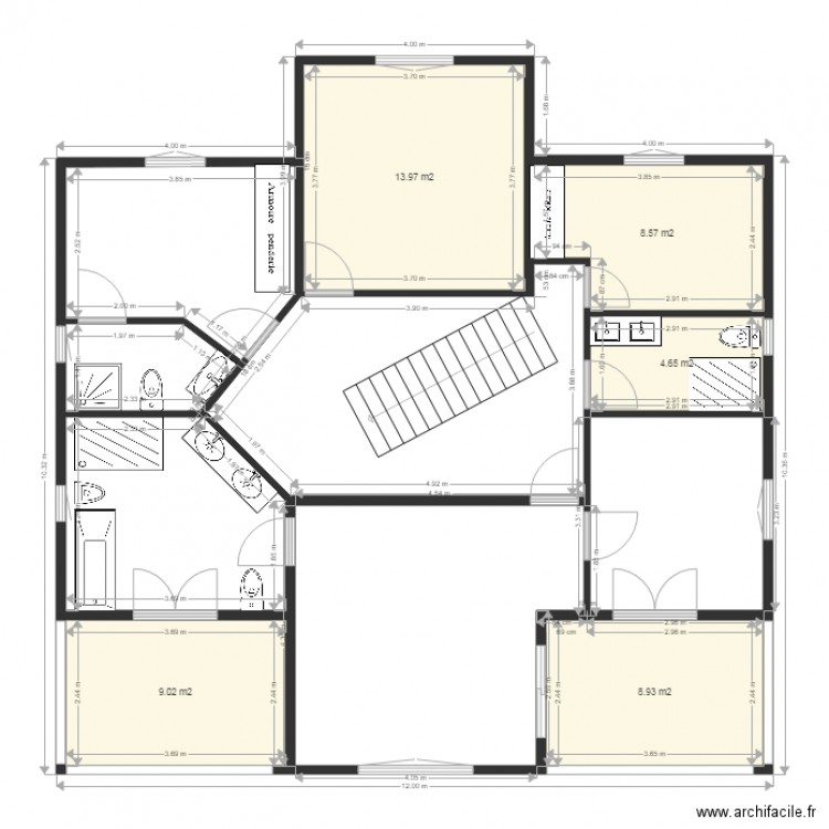 TOSCANY second floor plan. Plan de 0 pièce et 0 m2
