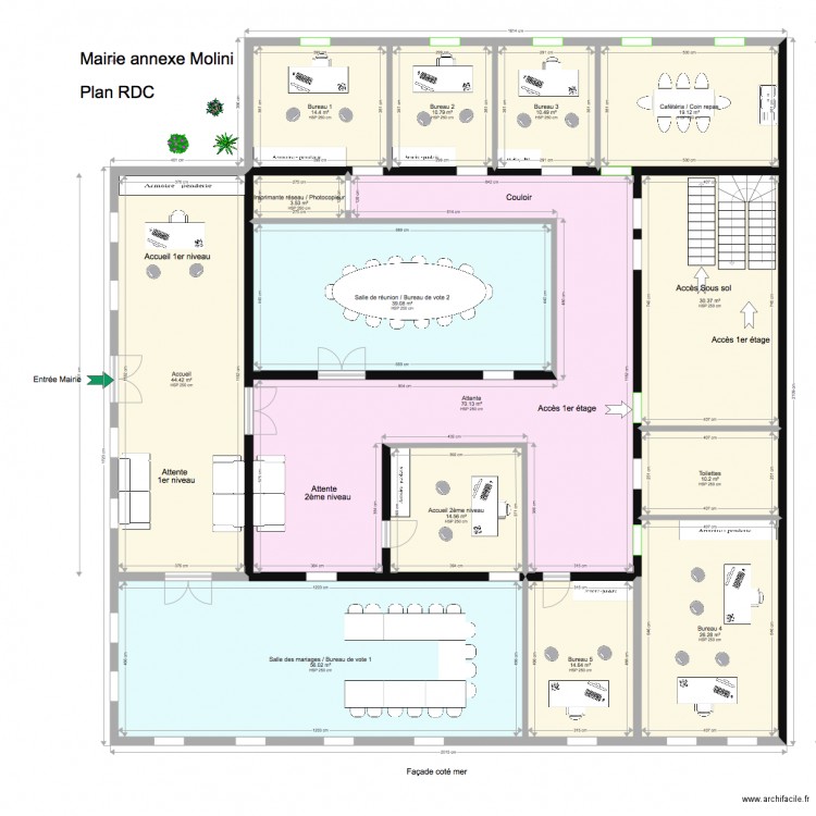 Mairie annexe Version 3. Plan de 0 pièce et 0 m2