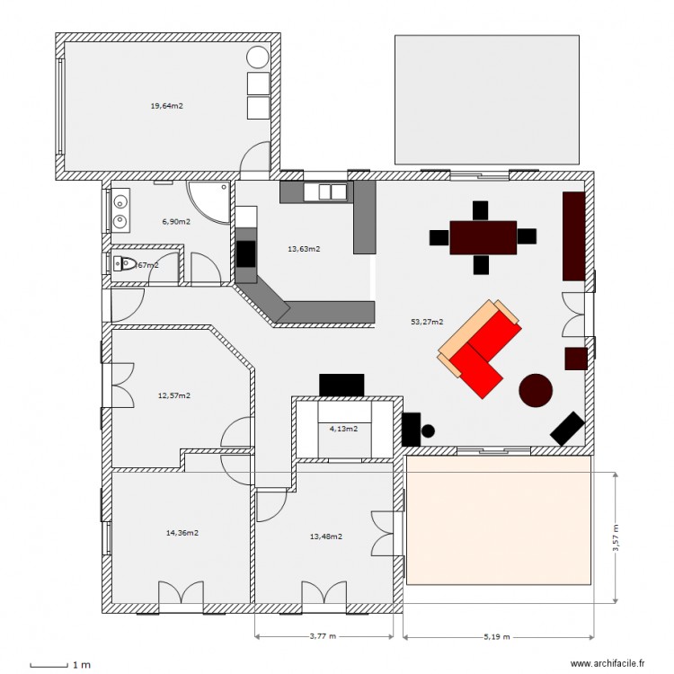 Villa GS/2. Plan de 0 pièce et 0 m2
