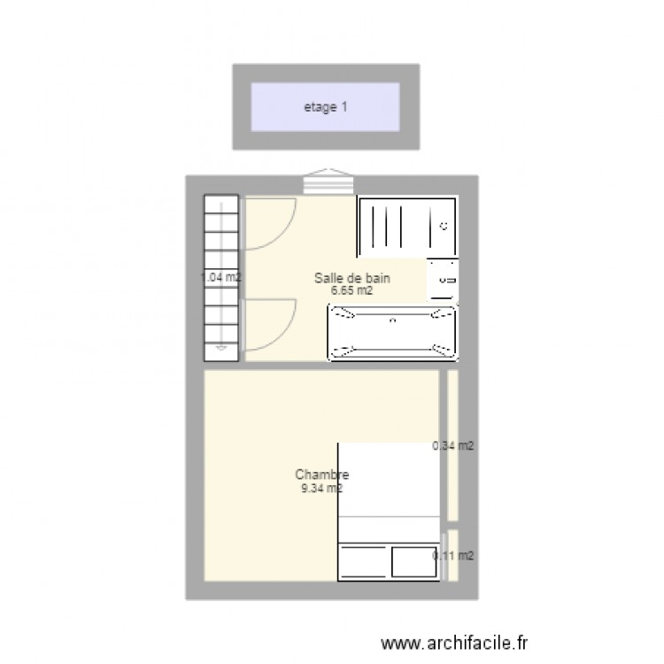 amelie 1er etage. Plan de 0 pièce et 0 m2