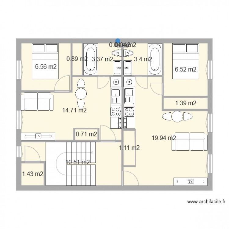 DMM etage 2. Plan de 0 pièce et 0 m2