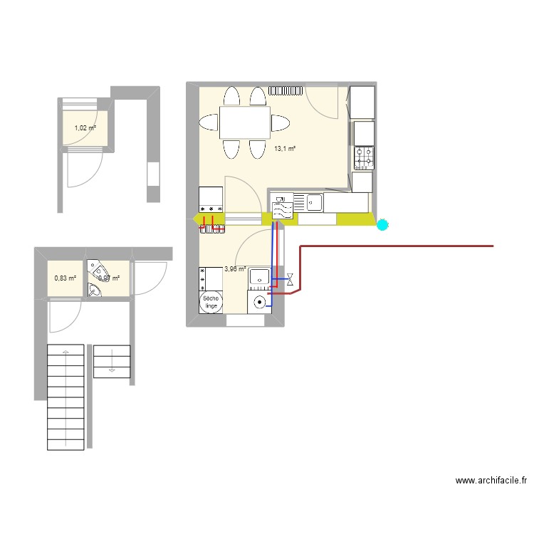 kitchen extension ideas1. Plan de 5 pièces et 20 m2
