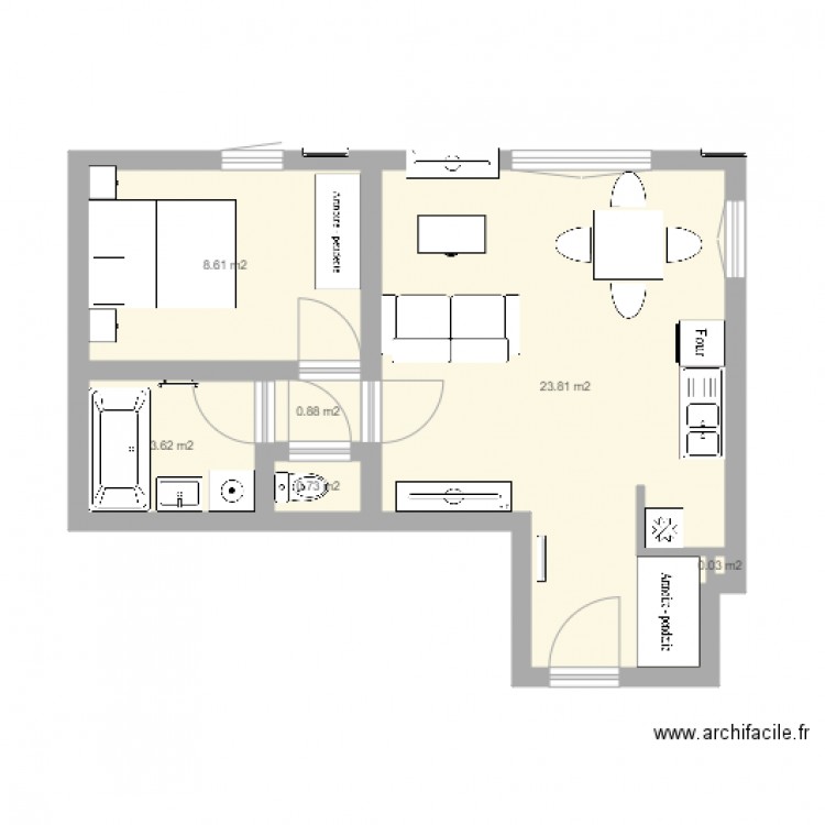 plan appartement 38m2