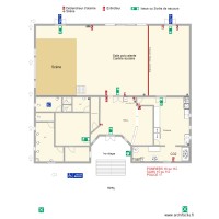 Fosseuse salle polyvalente plan d'évacuation 11/23