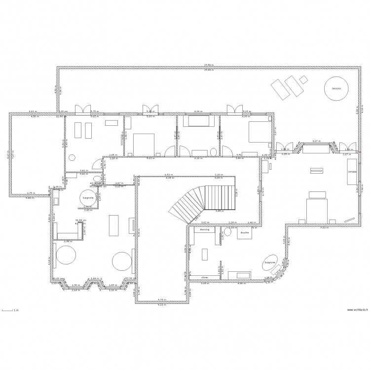 House 2nd floor. Plan de 0 pièce et 0 m2