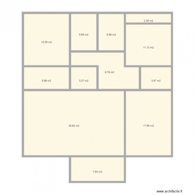general maisonetage avec hall en vue. Plan de 0 pièce et 0 m2