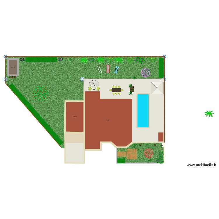 COULOIR DE NAGE2. Plan de 8 pièces et 245 m2