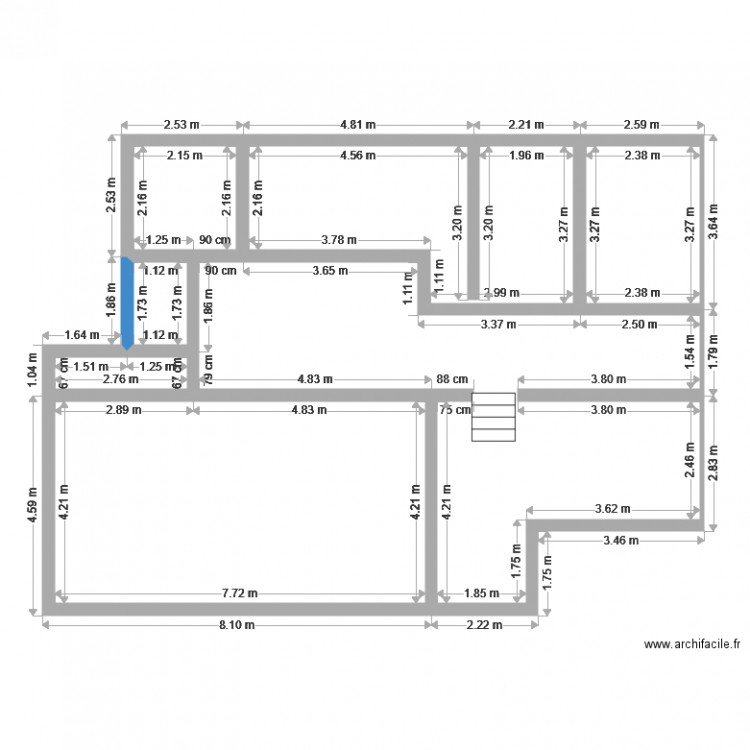 1er étage Guewenheim. Plan de 0 pièce et 0 m2