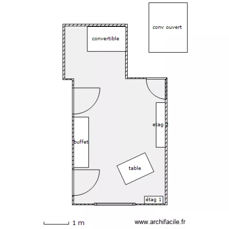 salon. Plan de salon. Plan de