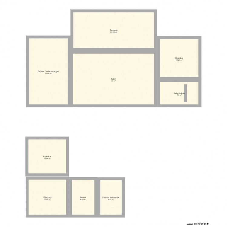 Plan de ma maison 2. Plan de 0 pièce et 0 m2
