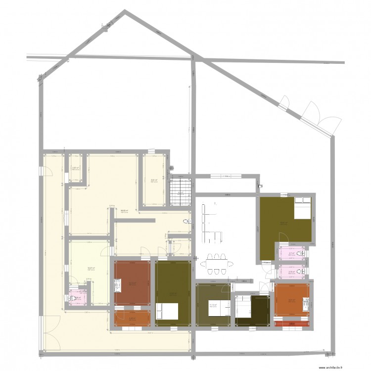 Habitation. Plan de 0 pièce et 0 m2