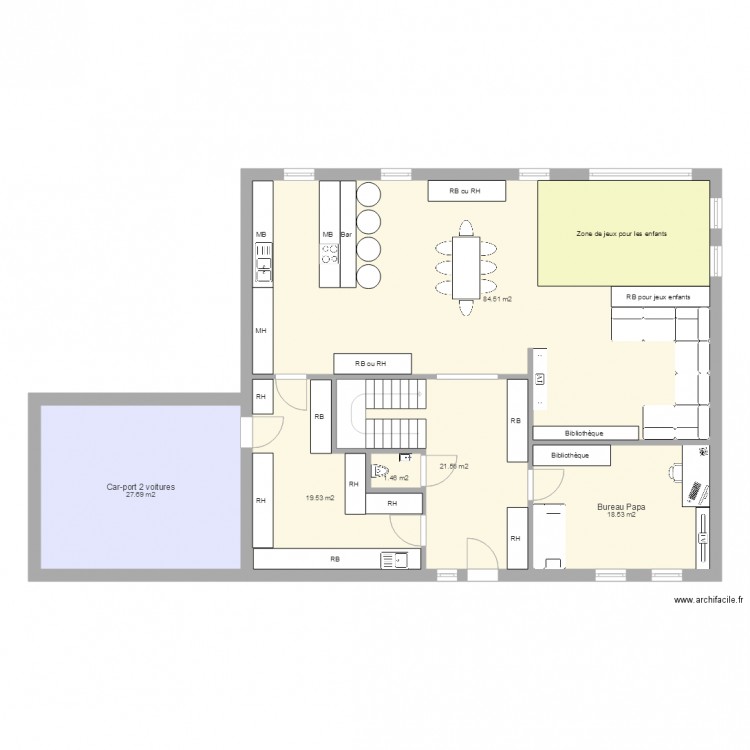 Maison RDC 9. Plan de 0 pièce et 0 m2