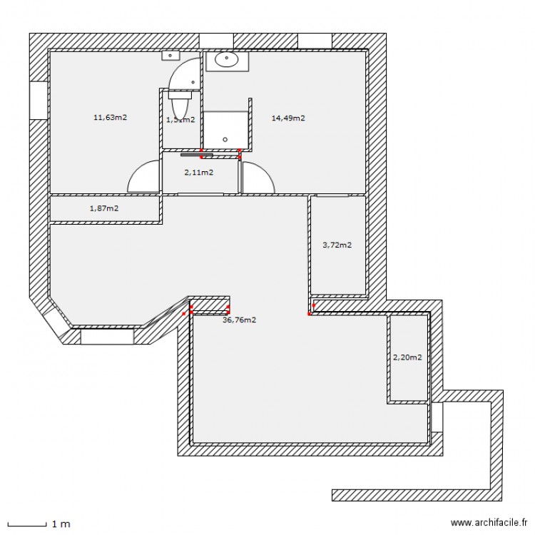 ortolan etage 3. Plan de 0 pièce et 0 m2