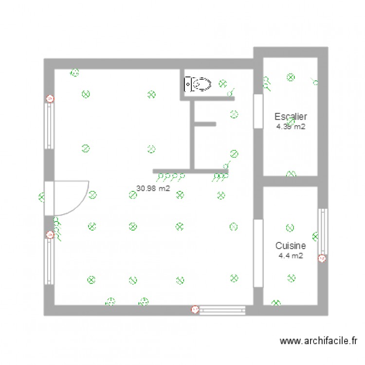 RDC maison arcueil 6. Plan de 0 pièce et 0 m2