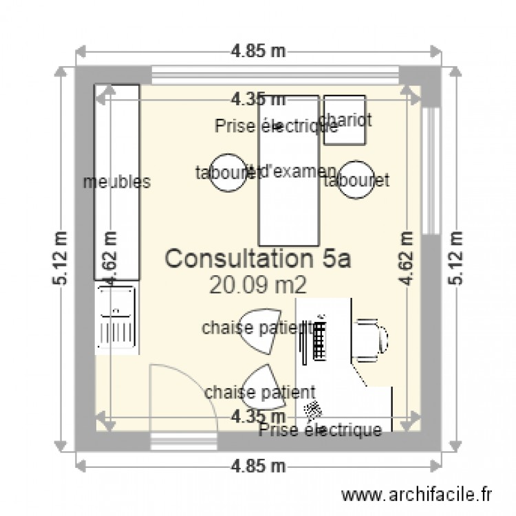 Consultation 5a . Plan de 0 pièce et 0 m2