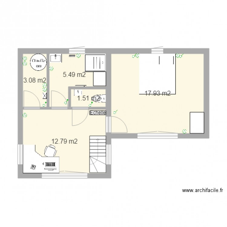 Abbaye 22 4ème étage. Plan de 0 pièce et 0 m2