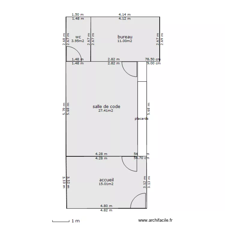AUTO ECOLE. Plan de AUTO ECOLE. Plan de