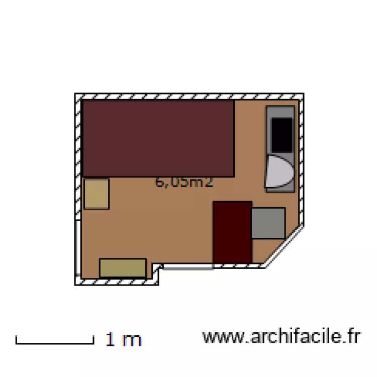 chambre1. Plan de chambre1. Plan de