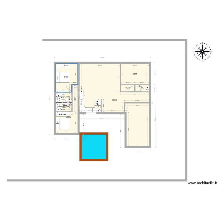 BRYCE STEPH ST FRANCOIS 3. Plan de 8 pièces et 115 m2