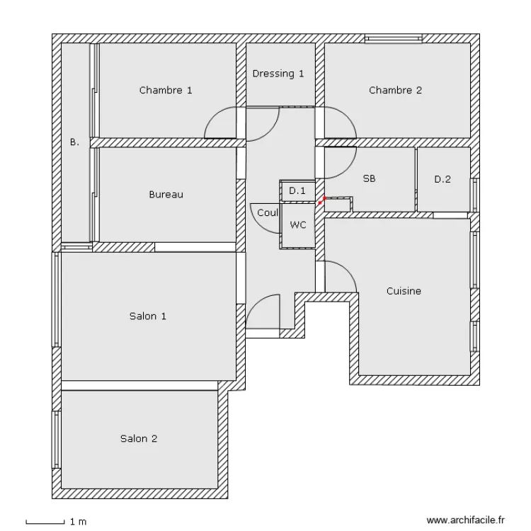 Appartement tour aux Rives de l'adour. Plan de Appartement tour aux Rives de l'adour. Plan de