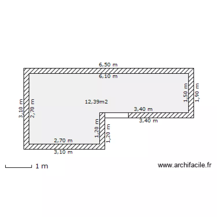 Pool-house - vue face. Plan de Pool-house - vue face. Plan de
