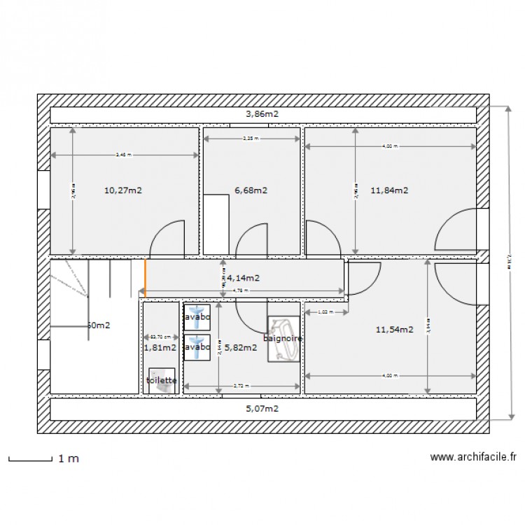 2014 etage  V3. Plan de 0 pièce et 0 m2