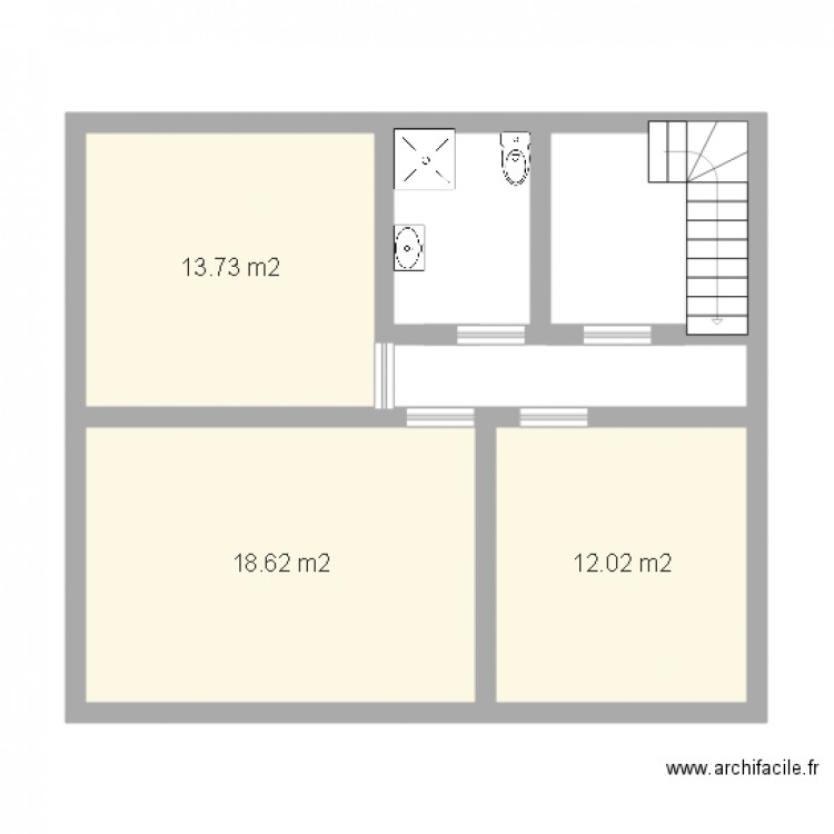 maison ossature bois ETAGE. Plan de 0 pièce et 0 m2