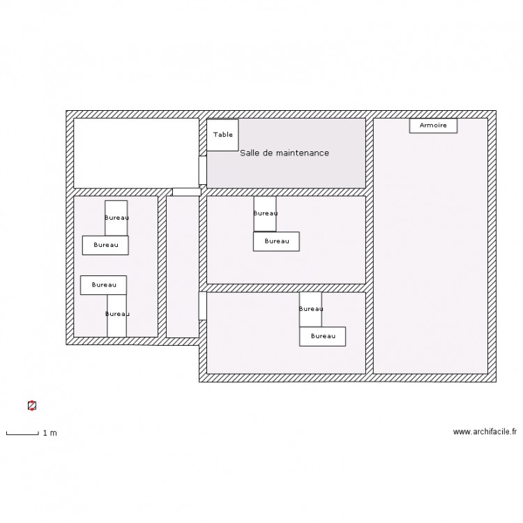 Severin plan architecture aprés. Plan de 0 pièce et 0 m2