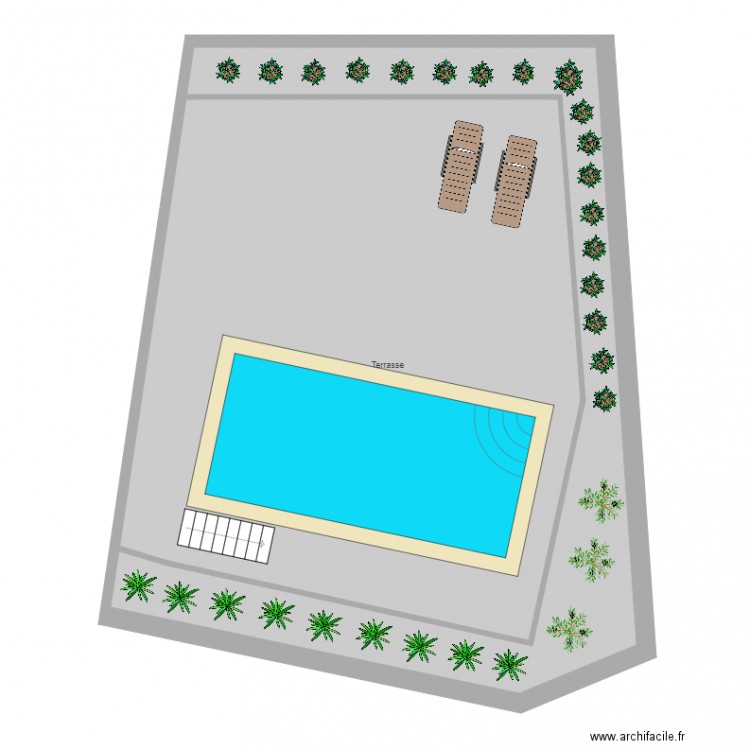 piscine paros 2. Plan de 0 pièce et 0 m2