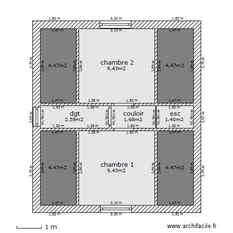 etage1 . Plan de 0 pièce et 0 m2