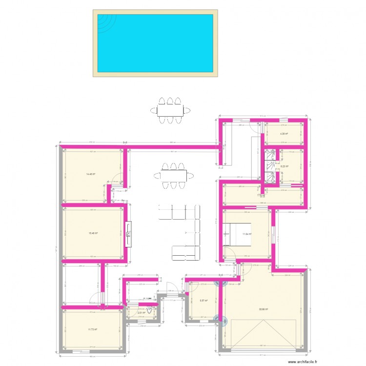 maison H. Plan de 0 pièce et 0 m2