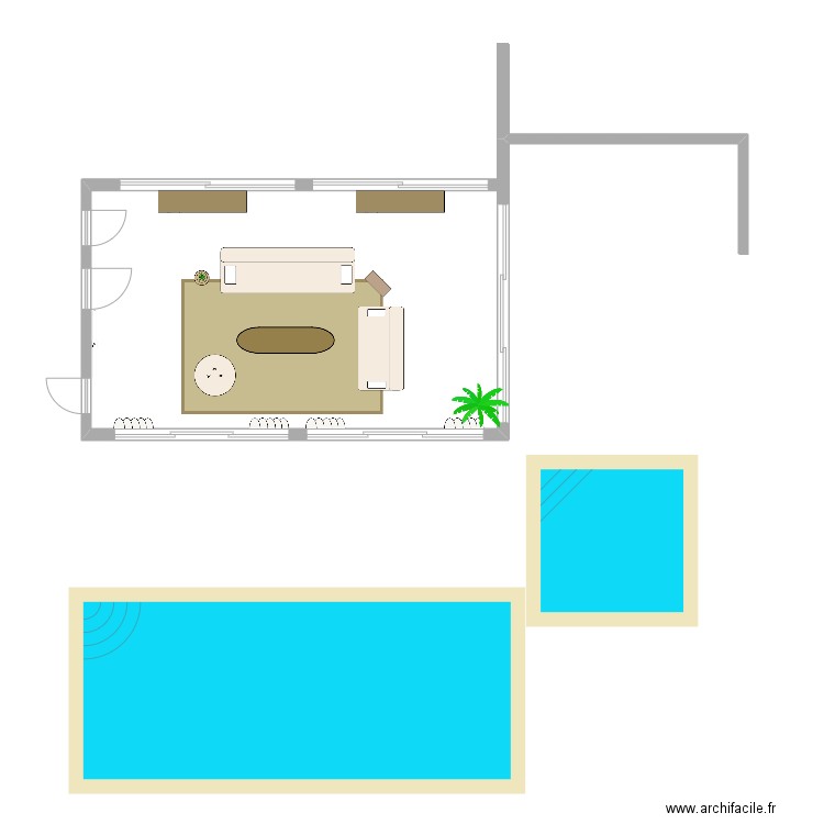 Pool House La Rémondière. Plan de 0 pièce et 0 m2