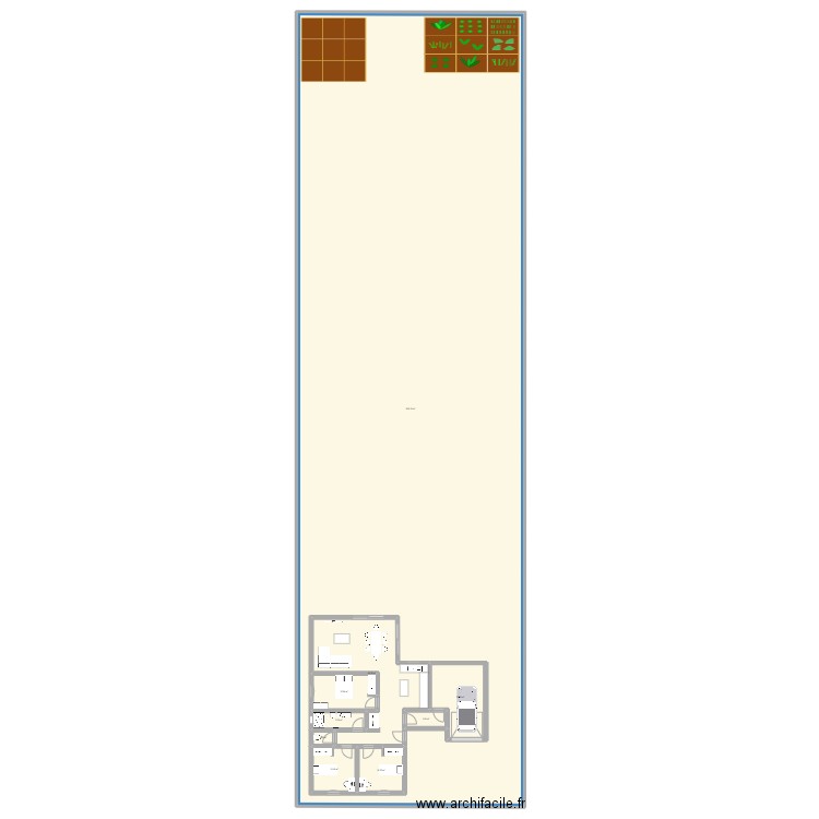 Projet maison 2. Plan de 9 pièces et 1177 m2